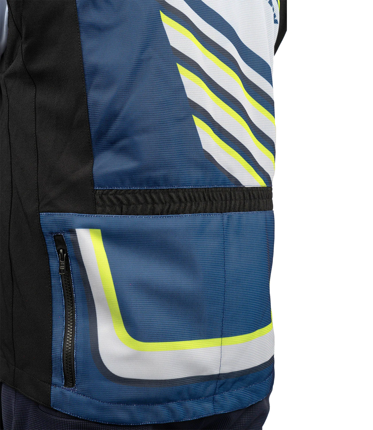 Rynox Dune Neo Trail Offroad Jacket - Blue Hi-Viz Green - Image 13