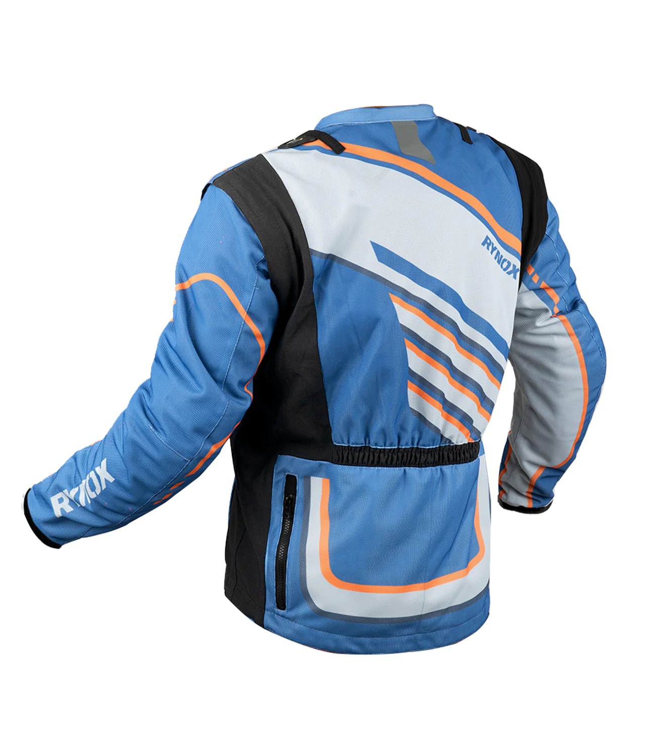 Rynox Dune Neo Trail Offroad Jacket - Blue Orange - Image 2