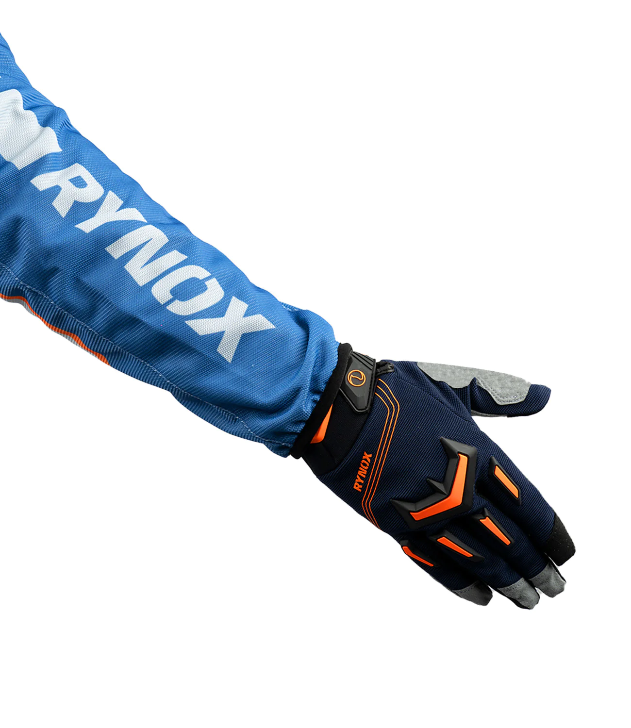 Rynox Dune Neo Trail Offroad Jacket - Blue Orange - Image 6