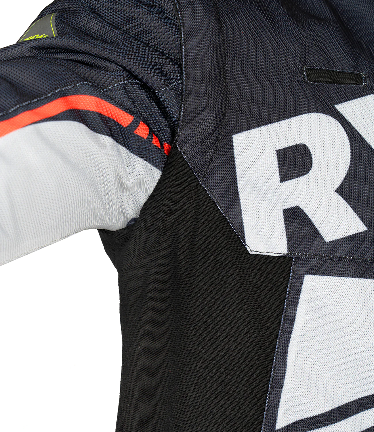 Rynox Dune Neo Trail Offroad Jacket - Black Red - Image 11