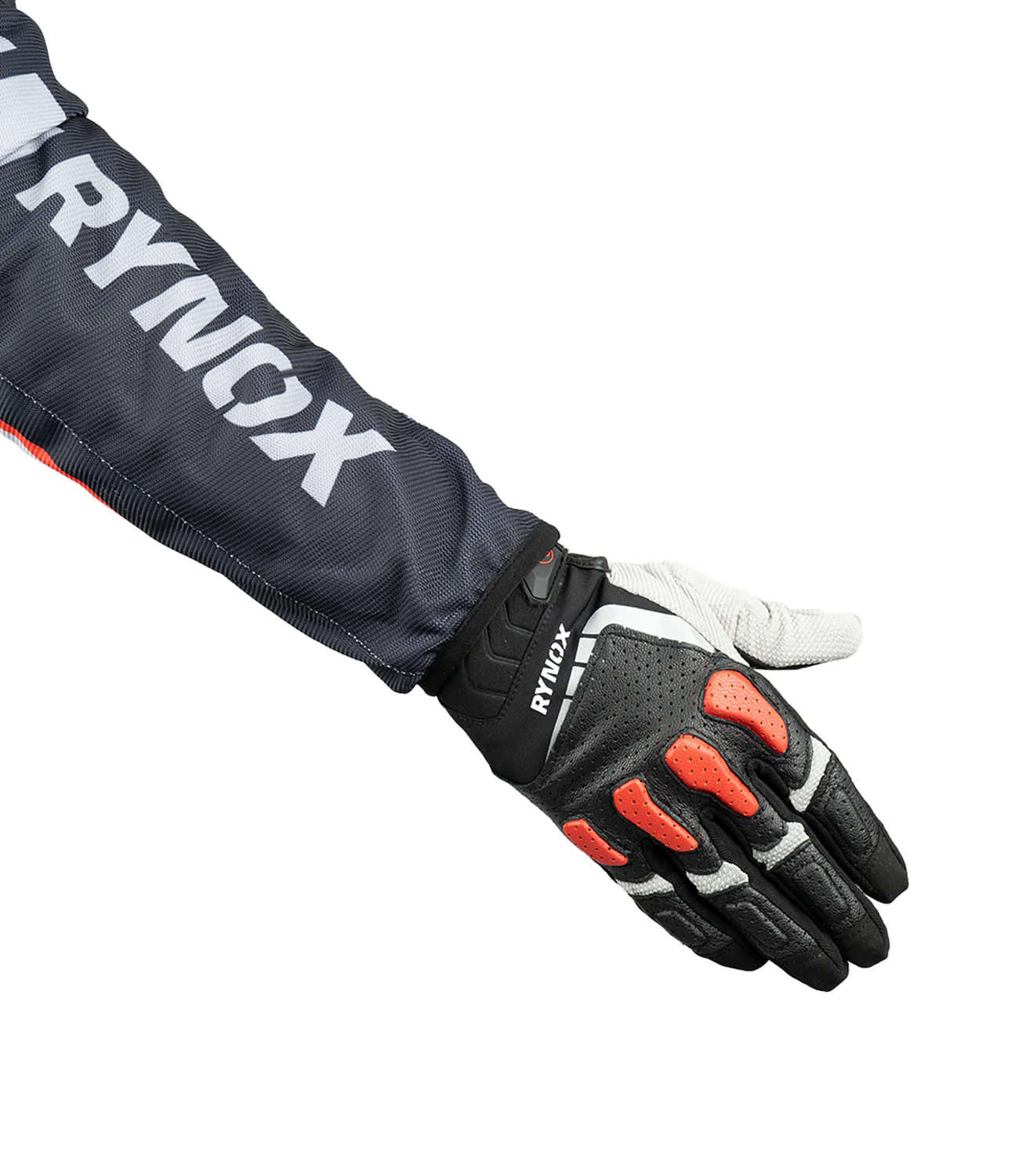 Rynox Dune Neo Trail Offroad Jacket - Black Red - Image 5