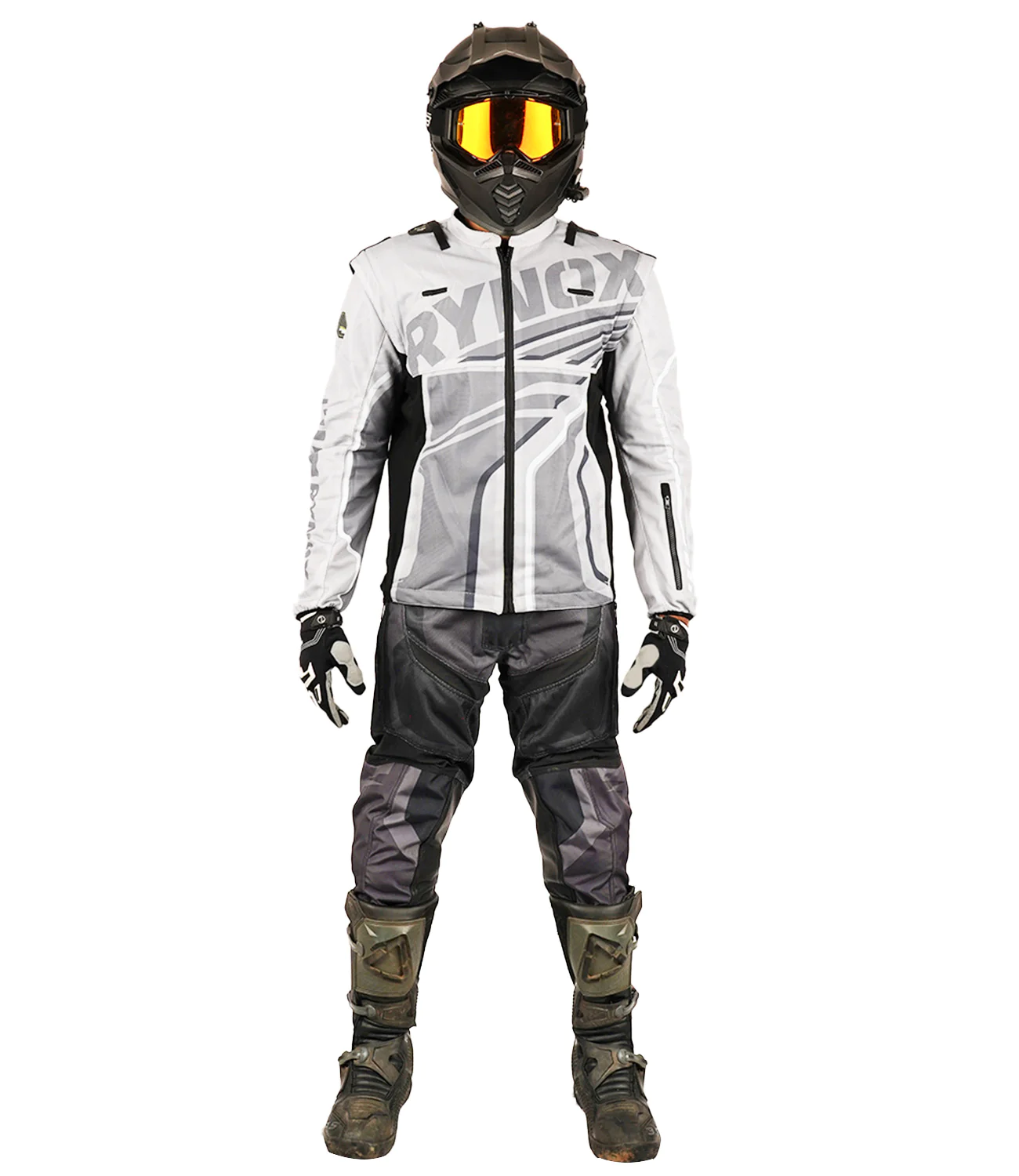Rynox Dune Neo Trail Offroad Jacket - Graphite Grey - Image 15