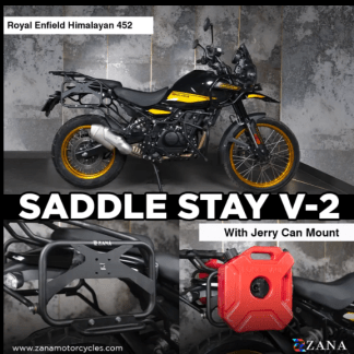 Zana Saddle Stay With Jerry Can Mount V2 For Himalayan 450
