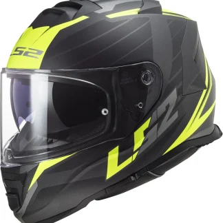 LS2 FF800 Storm II Nerve Gloss Black Hi Viz Yellow