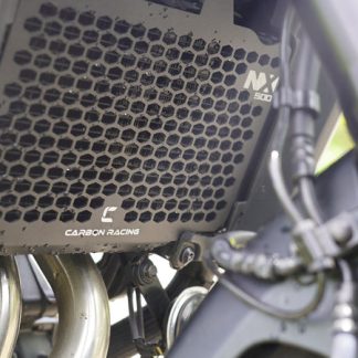 Carbon Racing Aluminium Radiator Grill Black for NX500