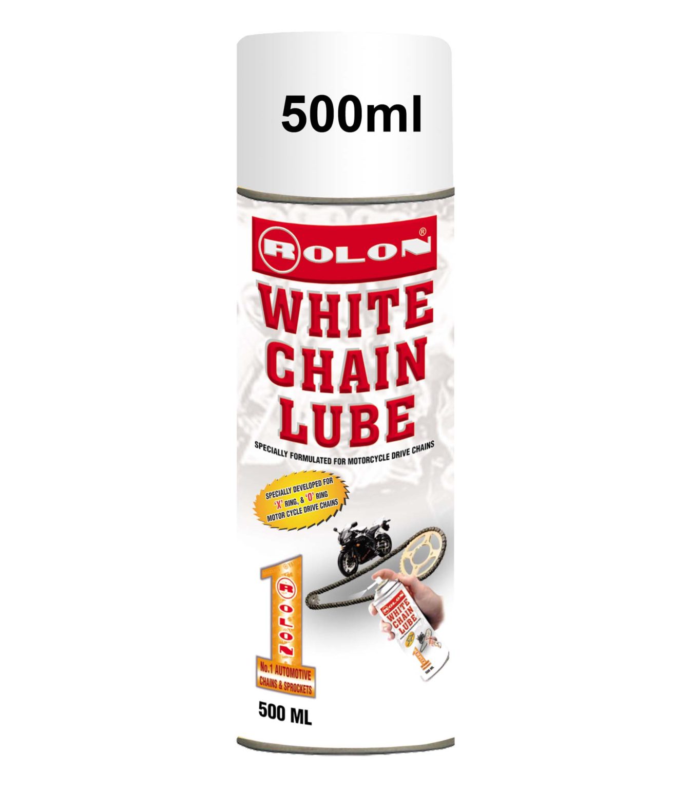 Rolon White Chain Lube 500 ML Open Road Pune Riding Gear