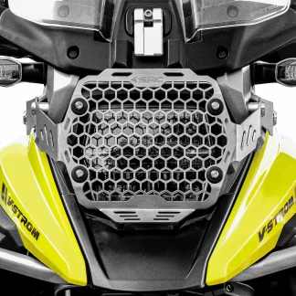 SRC Suzuki V-Strom 1050XT Head Light Guard Silver