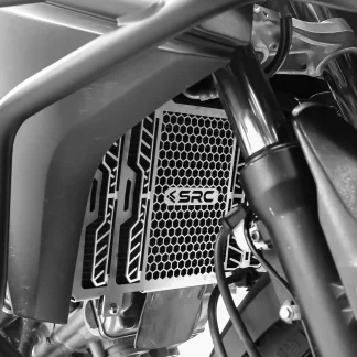 SRC Suzuki V-Strom 650 Radiator Guard Black
