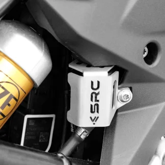 SRC BMW F750 GS BMW F850 GS Real Brake Reservoir Guard Silver Color