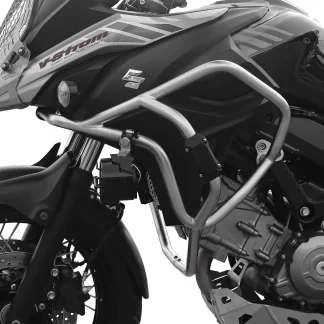 SRC Suzuki V-Strom 650 Crash Bar Silver
