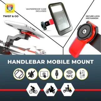 Route95 Twist & Go Handle Bar Phone Mount