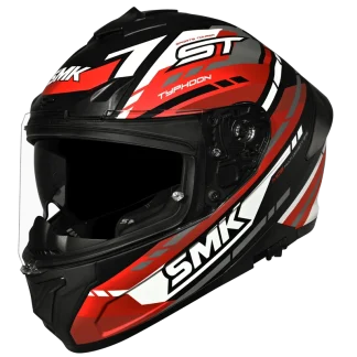 SMK Typhoon Tourer Gloss Black Red