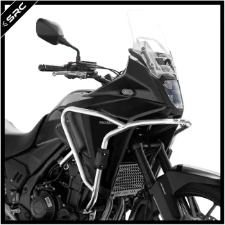 SRC Honda NX500 Crash Bar Top Silver