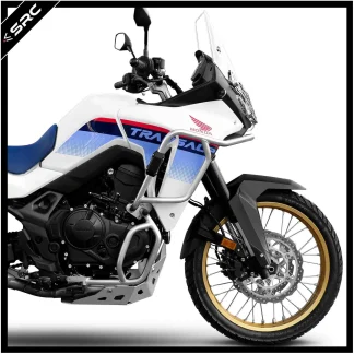 Honda XL750 Transalp Crash Bar Full Set Stainless Steel Engine Guard Aluminum Silver