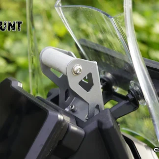 Carbon Racing GPS Mount KTM Adventure 390/250/X (2025 Model) Silver