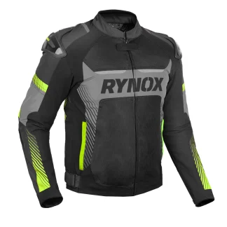 Rynox Apex Evo Jacket CE Certified Class AA Hi Viz Green