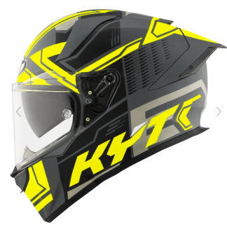 KYT R2R Pro Octane Matt Black Yellow