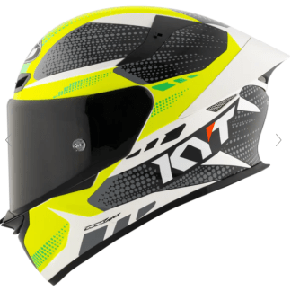 KYT TT Revo Gear Black Yellow Gloss