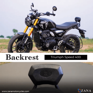 Zana Back Rest Black For Triumph Speed/Scrambler 400