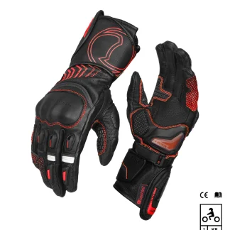 Rynox Advento Pro Gloves Black Red