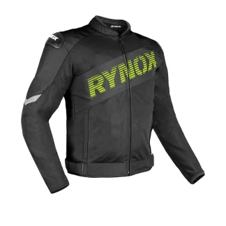 Rynox Delta GT Jacket Black Hi-Viz Green