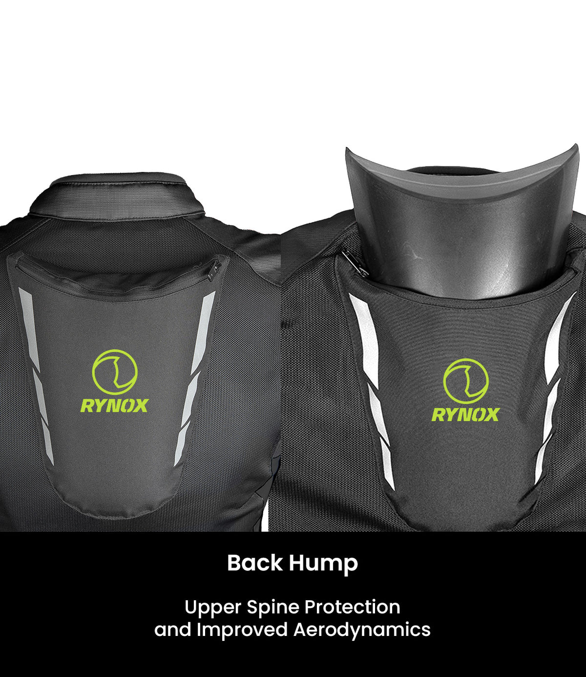 Rynox Delta GT Jacket Black Hi-Viz Green - Image 4