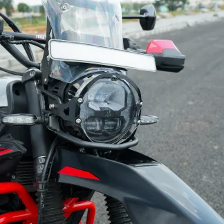 Moto Torque Acryclic Head Light Guard For Hero XPulse 210