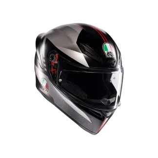 AGV K1 S Lap Matt Black Grey Red