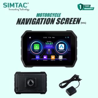 Simtac motorcycle GPS CarPlay & Android Auto system – M4