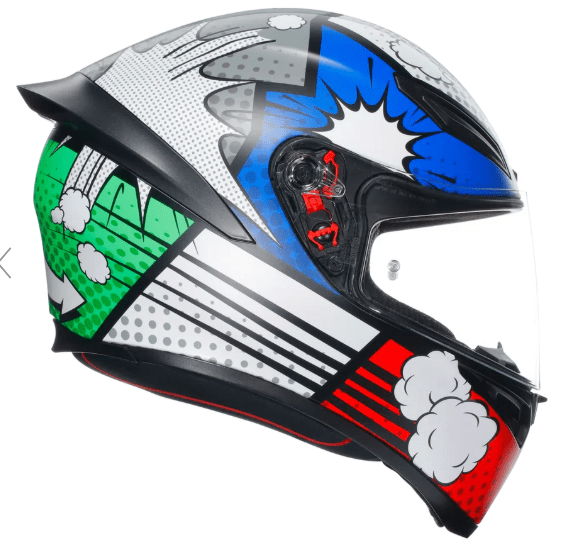 AGV K1 S Bang Matt Italy Blue - Image 4