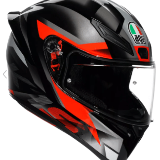 AGV K1 S Fastlap Gloss Black Grey Red