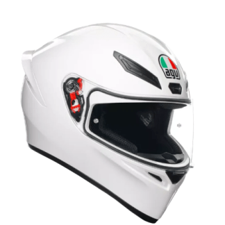 AGV K1 S Solid Gloss White Helmet