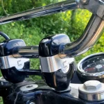 Carbon Racing 1 Inch Straight Handlebar Risers for Interceptor 650