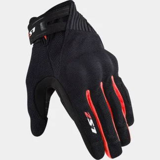 LS2 Dart II Riding Glove Black Red
