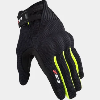 LS2 Dart II Riding Glove Black Hi-Viz Yellow