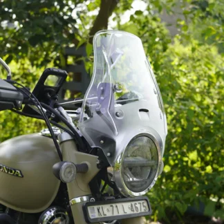 Carbon Racing “Wanderer” – Touring windshield for Honda CB350 DLX / DLX Pro – Clear