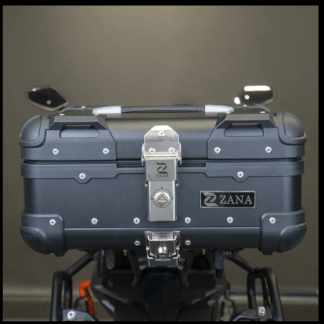 Zana Top Box Aluminium 22Ltr Black ( R- Flat )
