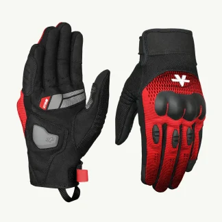 Viaterra Miller Urban Motorcycle Riding Gloves Red
