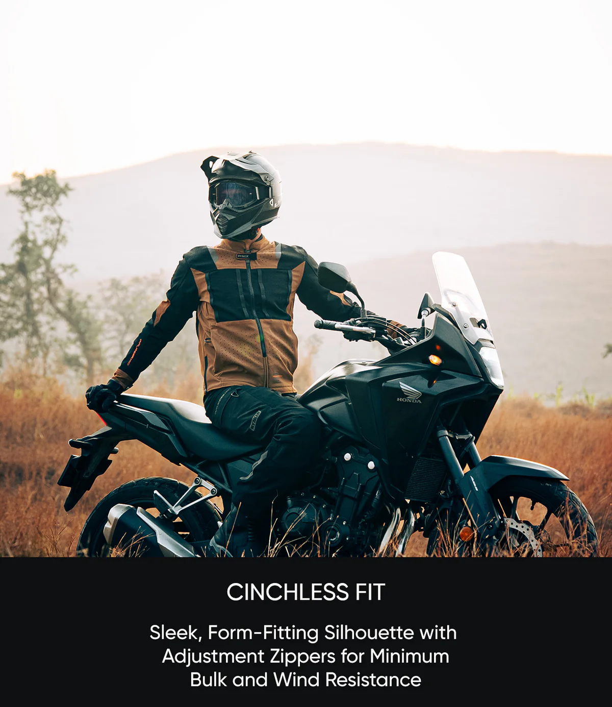 Rynox Outlander Pro Jacket CE Certified Class AA - Brown Black - Image 7