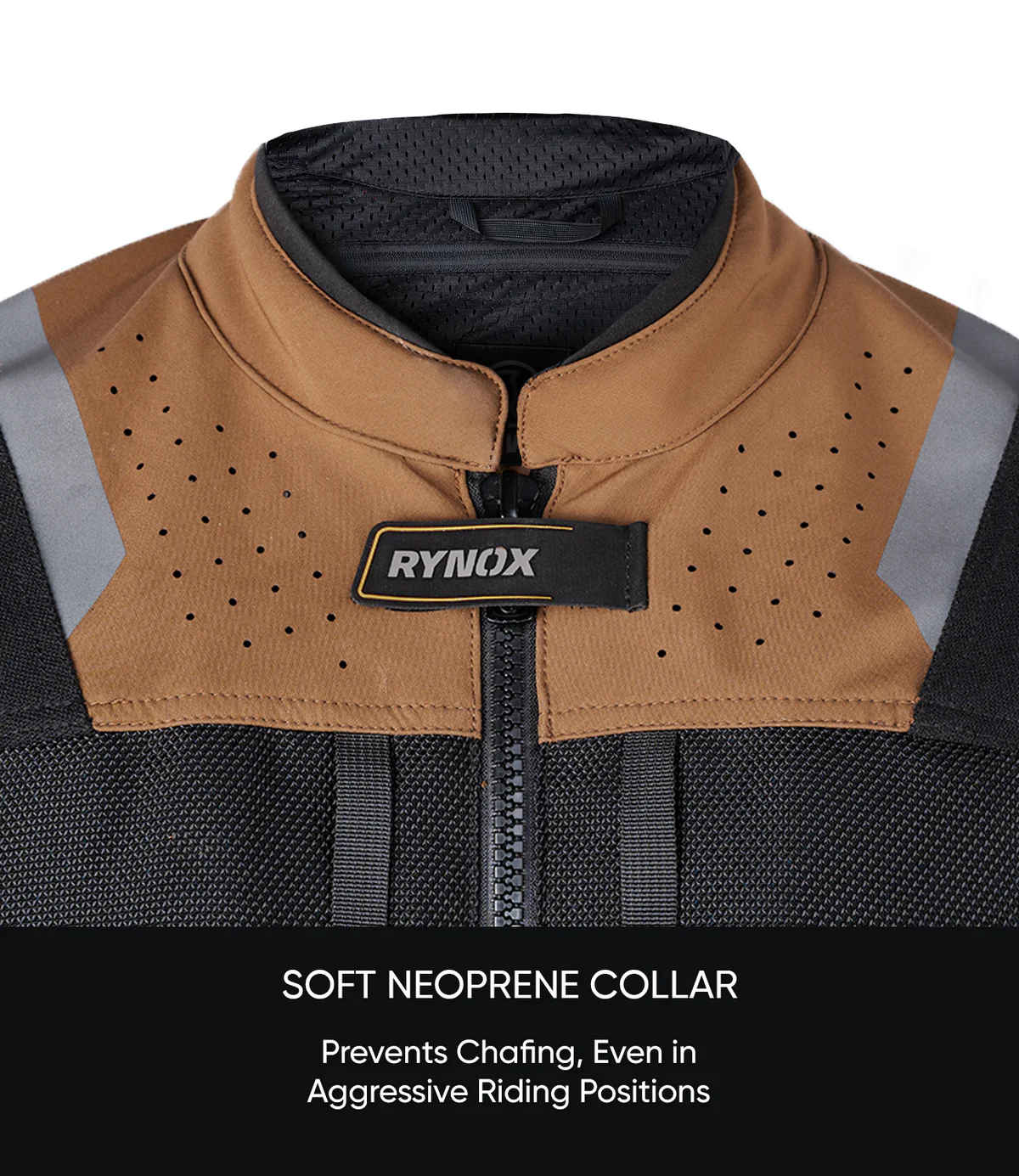 Rynox Outlander Pro Jacket CE Certified Class AA - Brown Black - Image 8