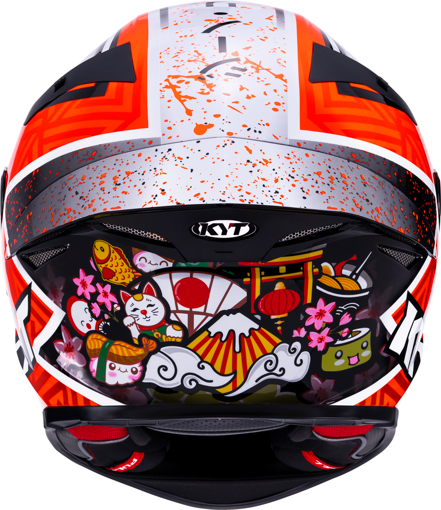 KYT TT Revo Gino Rea Replica Gloss Helmet - Image 3