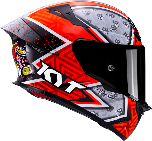 KYT TT Revo Gino Rea Replica Gloss Helmet - Image 2