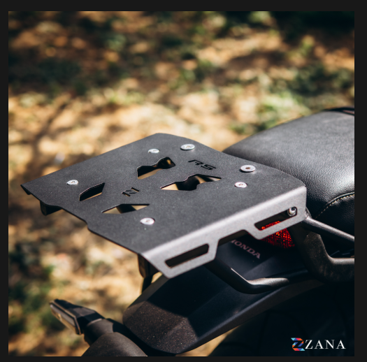 Zana- Top Rack With Plate V-2 For Honda CB350 RS (MS,Black) - Image 3
