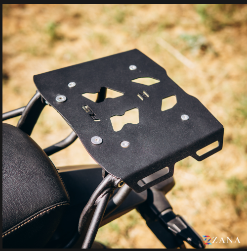 Zana- Top Rack With Plate V-2 For Honda CB350 RS (MS,Black) - Image 4