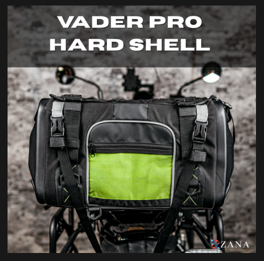 Zana- Vader Pro Hard Shell Tail Bag (50 liter) with Free 2 Waterproof Storage Bag