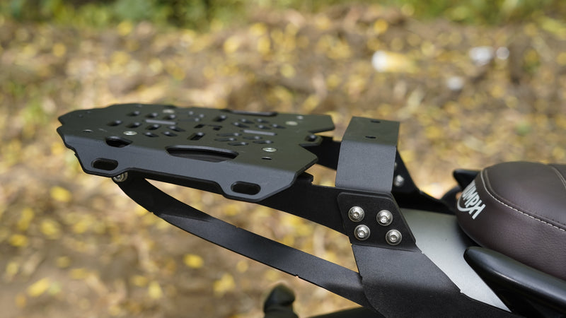 Carbon Racing "ATLAS" Top Rack with Vibration Dampener & Load Balancer For Triumph Speed 400/T4 - Image 4