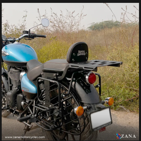 Zana- TOP RACK WITH PLATE TYPE-1 FOR ROYAL ENFIELD METEOR 350 - Image 4
