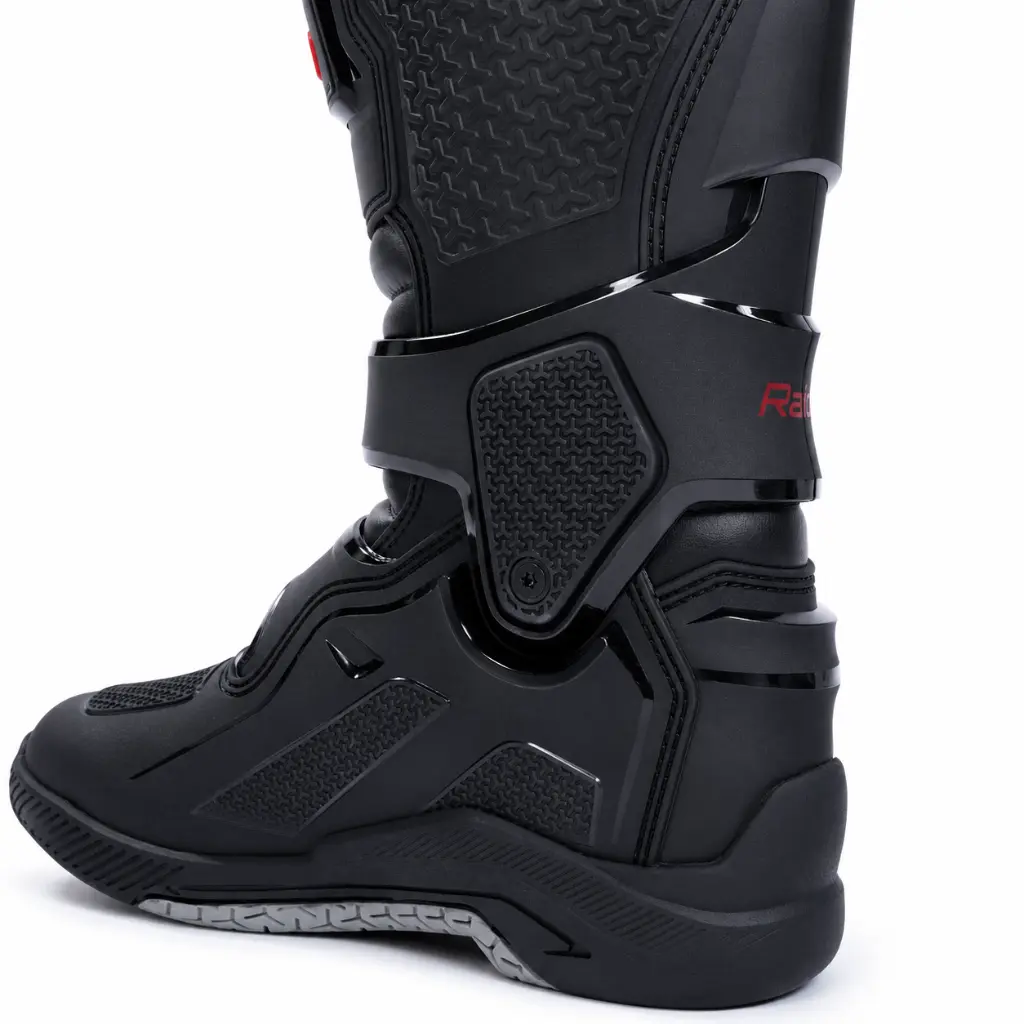 Raida TrailCraft V2 Motocross & Enduro Motorcycle Boots Black-Red - Image 3