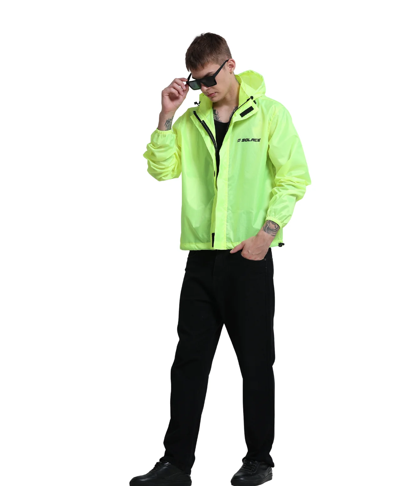 Solace Raintek Jacket 15K ( Neon ) - Image 5