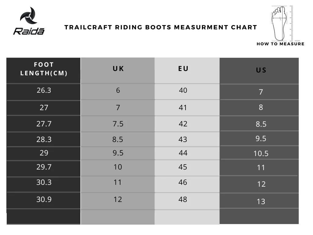 Raida TrailCraft V2 Motocross & Enduro Motorcycle Boots Black-Red - Image 10